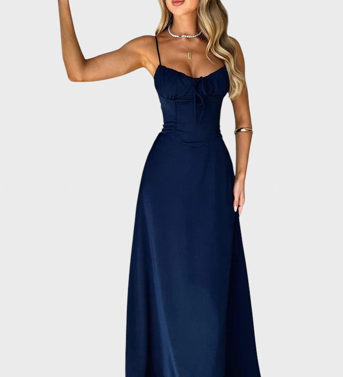 Katerinka™ - Макси рокля без ръкави с връзки