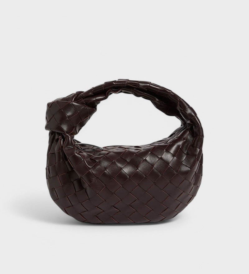 Reni™ - Мини чанта тип „хобо“ с плетен възел