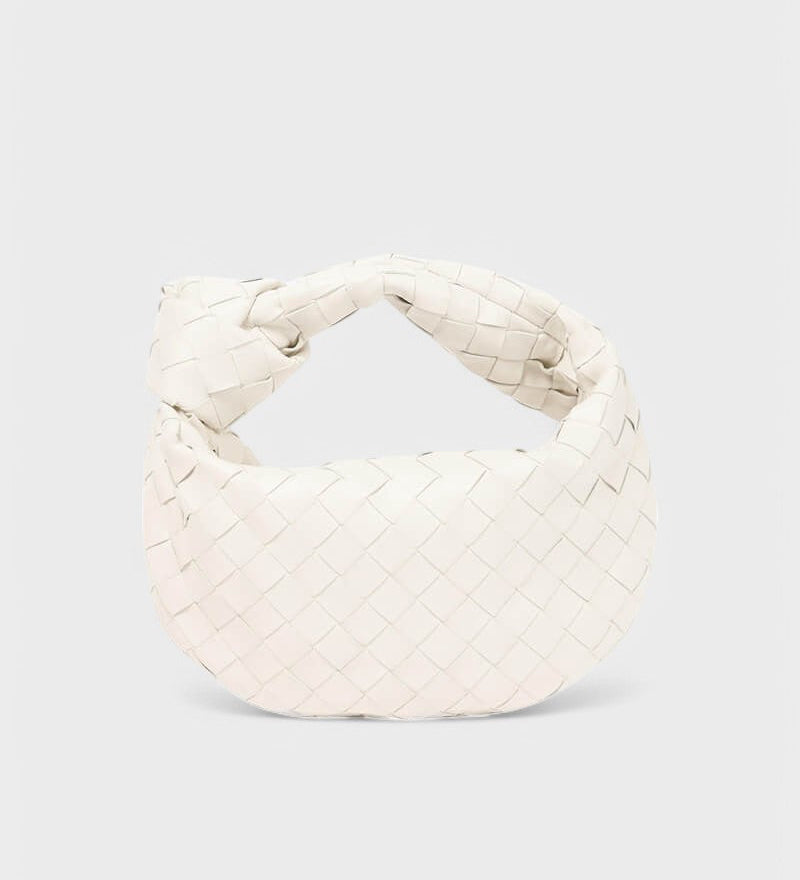 Reni™ - Мини чанта тип „хобо“ с плетен възел