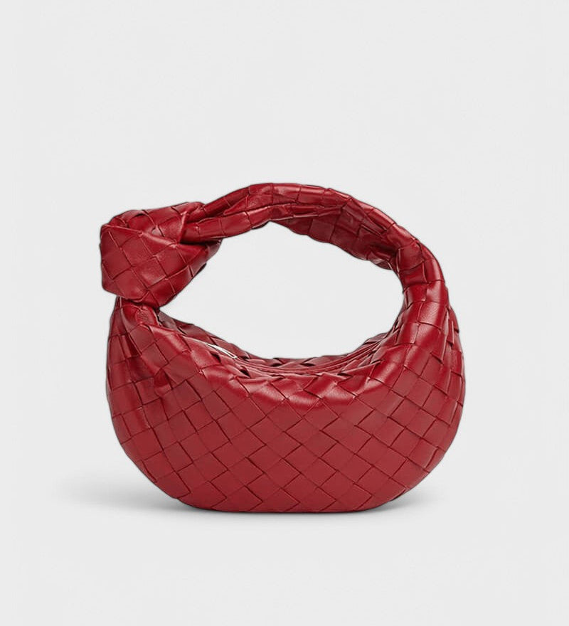 Reni™ - Мини чанта тип „хобо“ с плетен възел